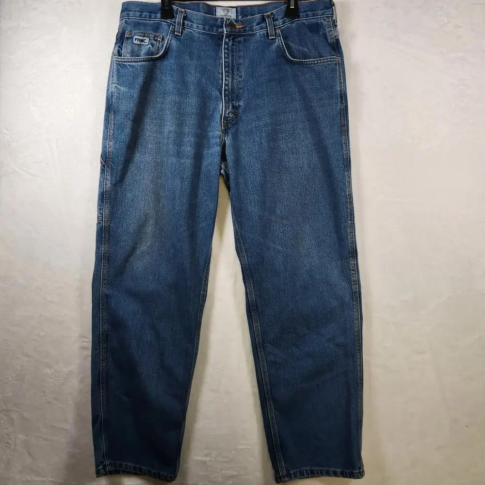Tyndale FRMC Work Blue Denim Jeans Size 40x30 Flame Resistant